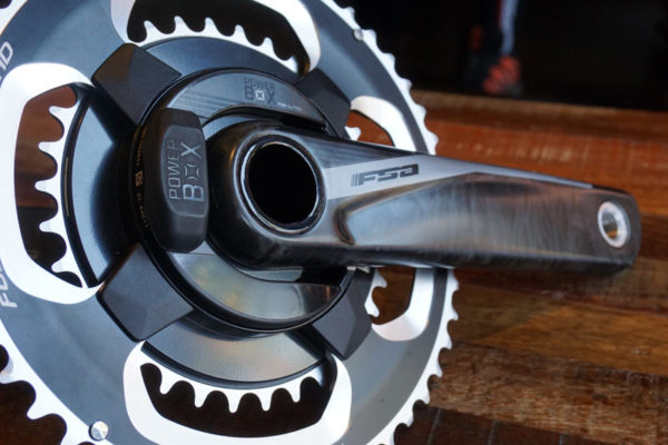 FSA PowerBox power meter cranks with carbon or alloy crank arms