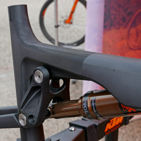 KTM Prowler 150mm carbon enduro adventure all mountain bike prototype suspension rocker link