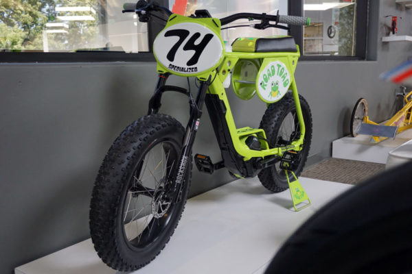 Specialized concept moto and e-bikes from their headquarters tour and museum visit