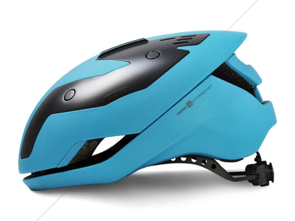 Sweet Protection Falconer Aero vented road bike aero helmet side blue