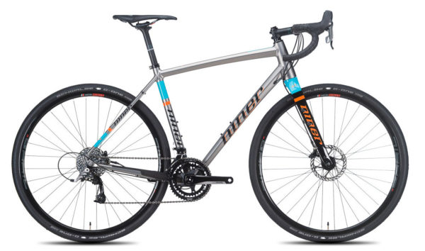 2018 Niner RLT 9 alloy gravel road bike updated with lower standover height and flat mount brakes