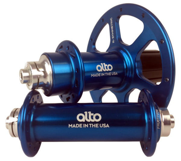 Alto Cycling precision bearing bicycle hubs now come in anodized colors