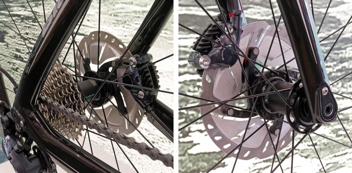 Bianchi Aria Disc affordable carbon disc brake aero road race bike brake rotors