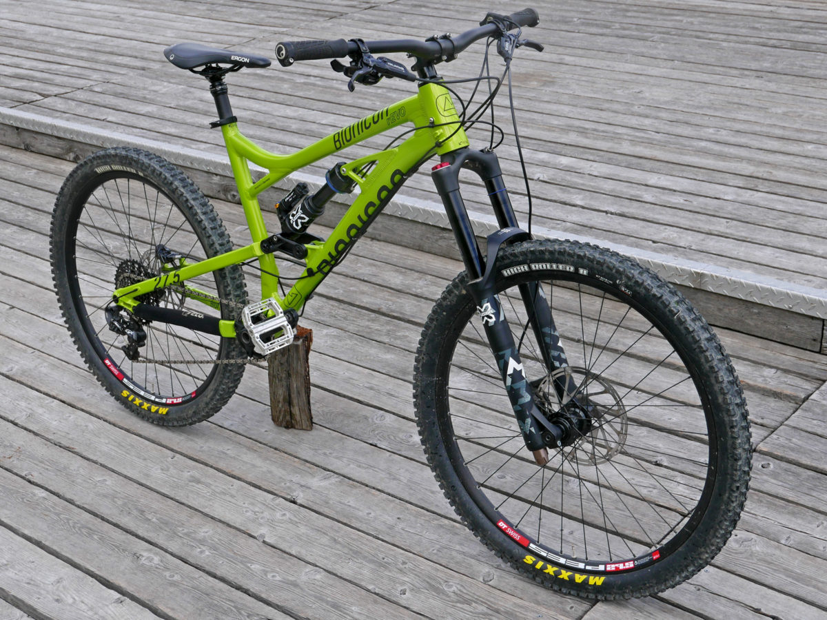 Bionicon rEVO updated 27.5+ adaptable suspension enduro mountain bike
