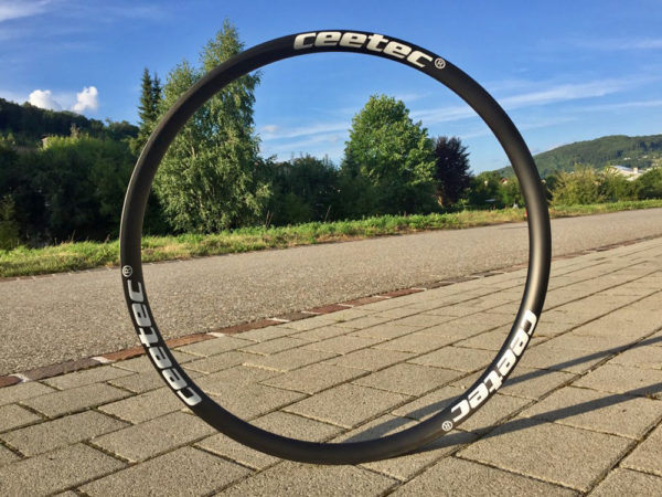 Ceetec MTB Revolution 27mm rim lightweight carbon mountain bike rim wheel