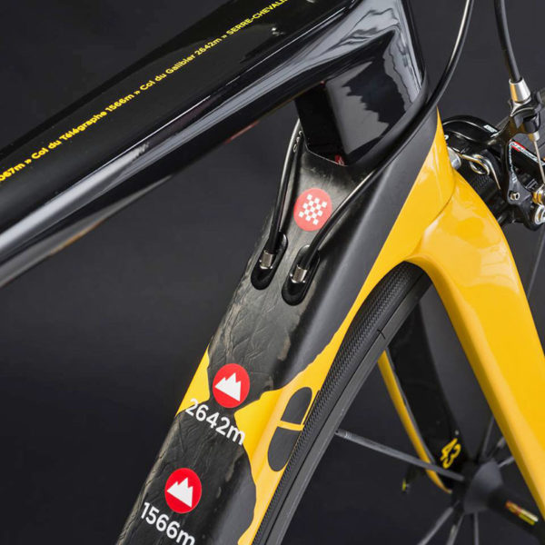 Chapter 2 Tere Limited TDF17 Tour de France 2017 special edition numbered carbon aero road bike downtube internal routing