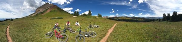 bikerumor pic of the day, durango colorado at the base of engineer mountain
