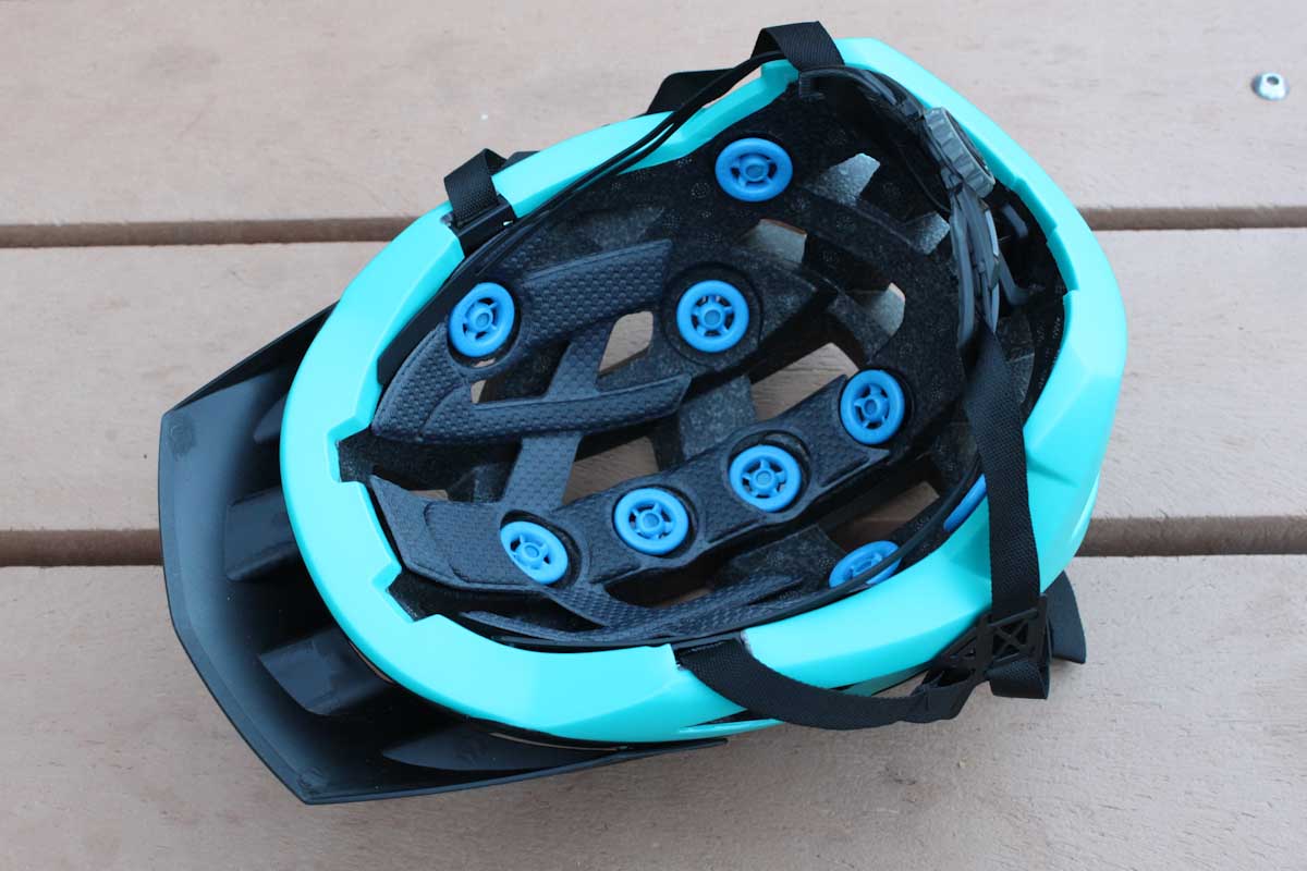 360 degree turbine technology inside early Leatt 2.0 DBX helmet
