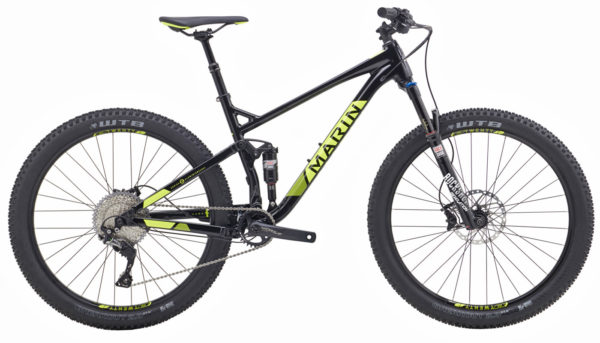 Marin Hawk Hill family aluminum 120mm MultiTrac full-suspension affordable trail mountain bikes Hawk Hill 27.5 complete