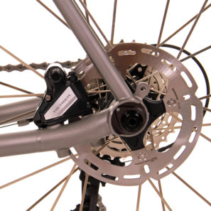 Moots Highline premium titanium city commuter bike flat mount disc brakes