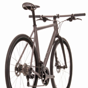 Moots Highline premium titanium city commuter bike rear