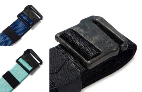 All adventure belt with stretch strap and non-metal carbon fiber buckle is the best belt for mountain bike shorts