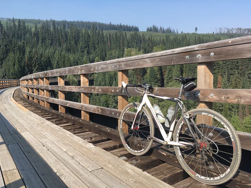 bikerumor pic of the day kettle valley railroad trail bc canada