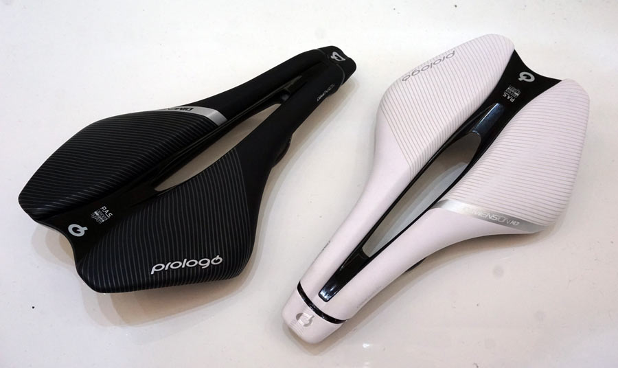 2018 Prologo Dimension performance comfort saddle with short nose for road and mountain bikes