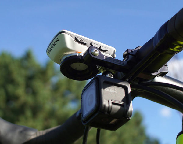Speed Sportz adaptive gps cycling computer mount lets you adjust the display angle and locks your wahoo element or garmin edge to the mount