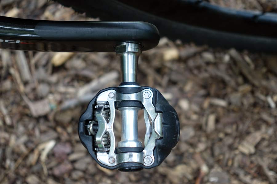 speedplay syzr mountain bike pedal review as used for gravel bikes