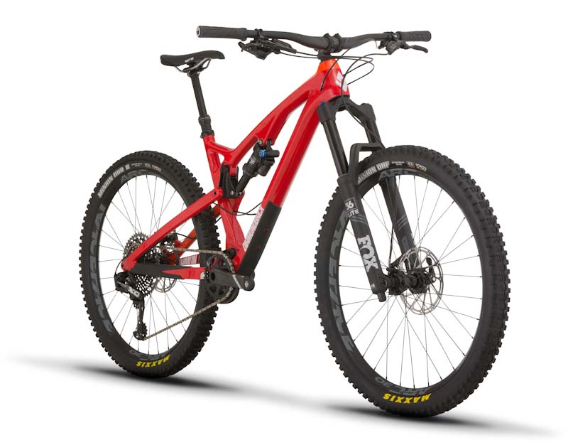 Diamondback Release Carbon 5c 130mm trail bike, front angle