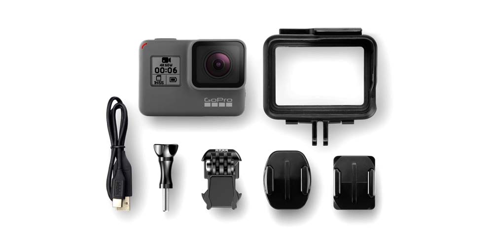 GoPro Hero6 Black updated 4K60 1080p240 compact waterproof action cam sports camera in the box
