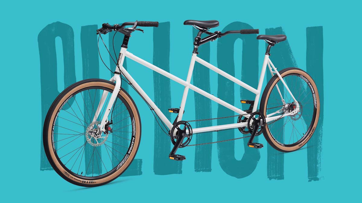 Handsome Cycles Pillion tandem bike, promo image