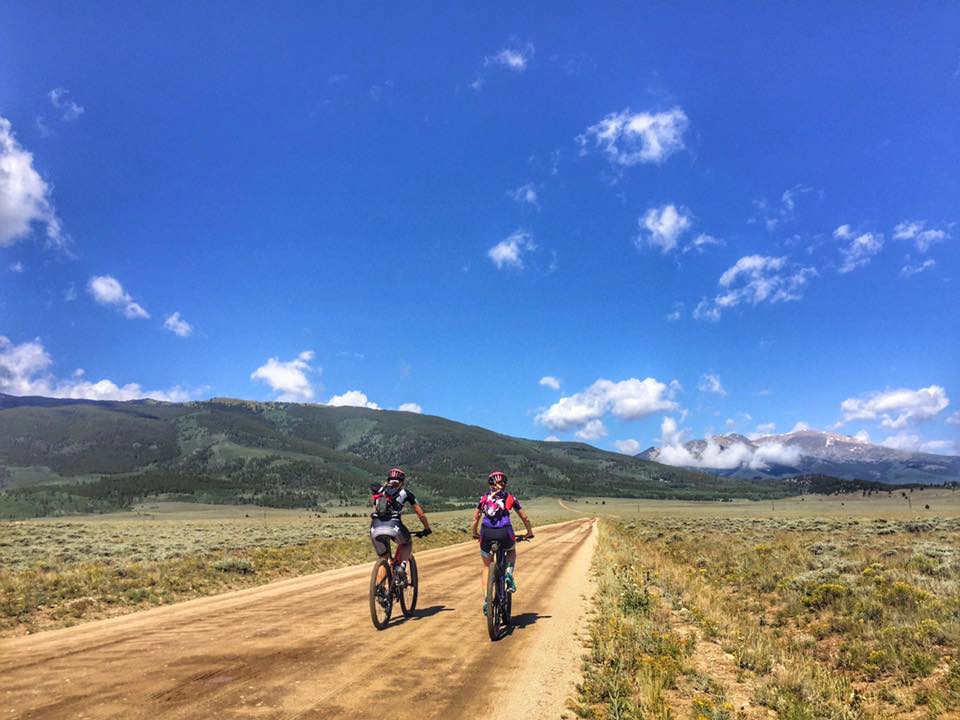 bikerumor pic of the day columbine climb trail for the Leadville 100 mtb race, colorado.