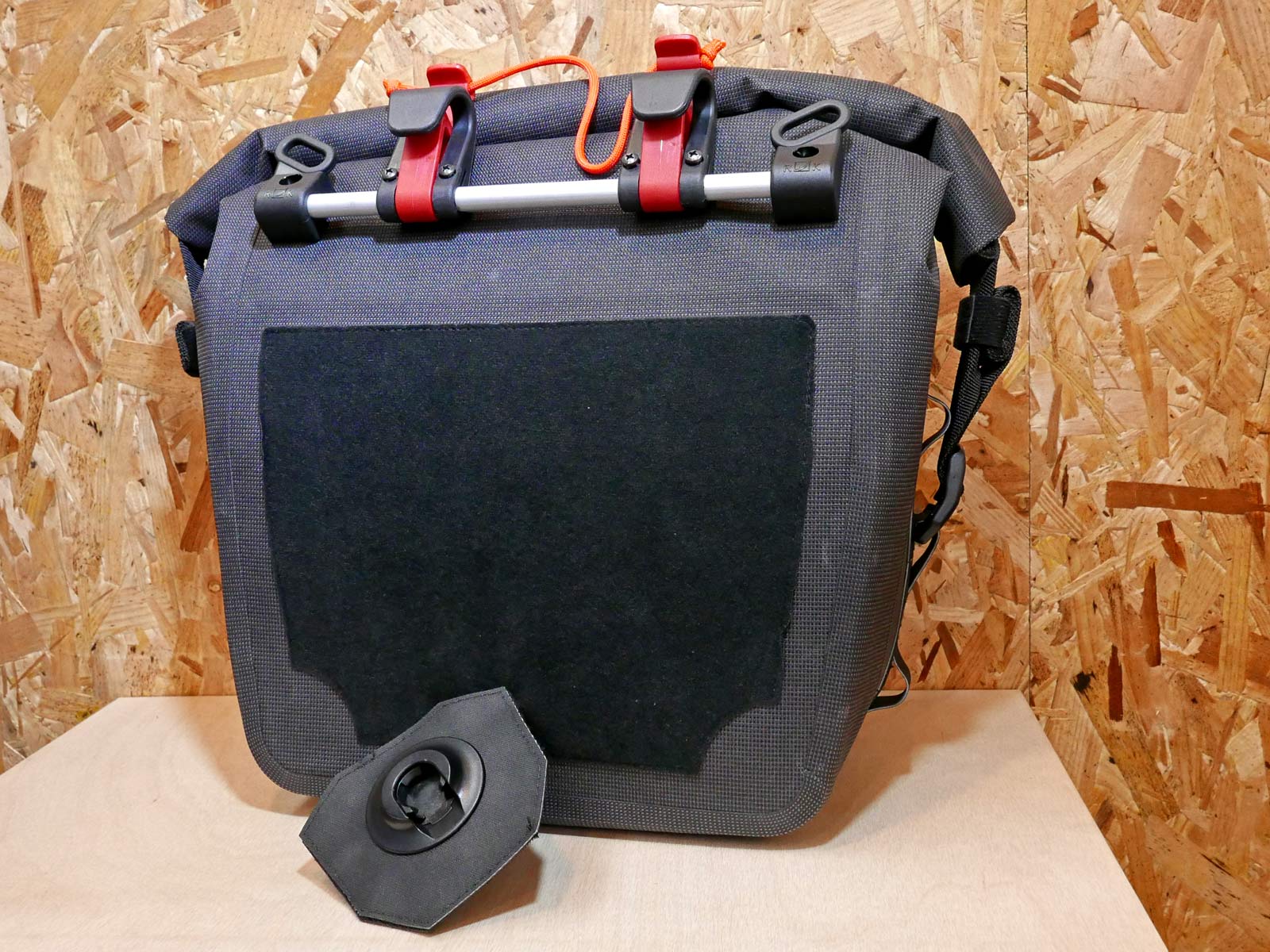 Restrap Pannier Bag bike touring waterproof randonneur pack inside back adjustable mounting