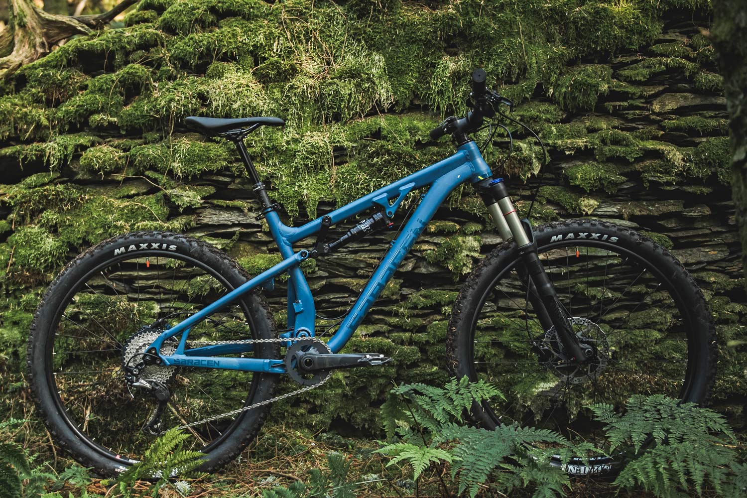 Saracen Kili Flyer alloy 120mm trail all-mountain bike moss