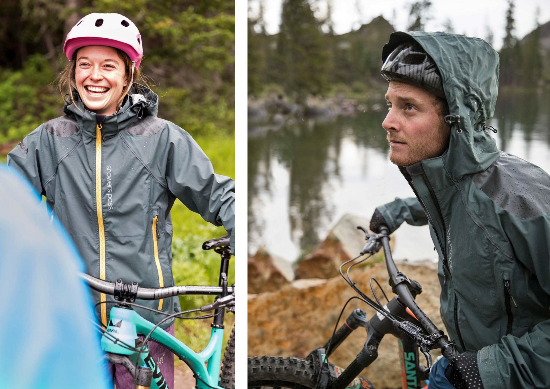Showers Pass partners with IMBA for waterproof trail jacket Bikerumor