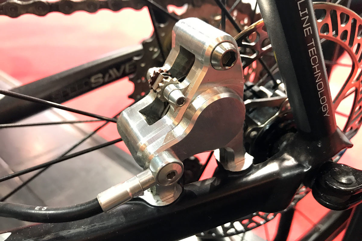 Trickstuff lightweight hydraulic disc brake caliper for Shimano and SRAM road levers