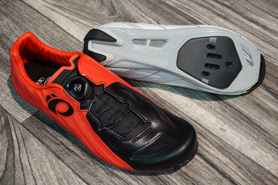 2018 Pearl Izumi Road Race v5 road bike shoes with wide toe box