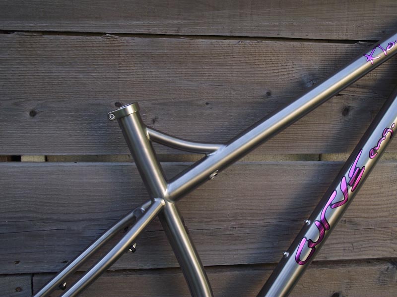 Curve Engineering Klonzo MKII titanium enduro hardtail gets more