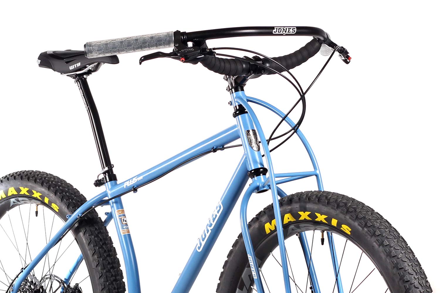 mountain bike with high handlebars