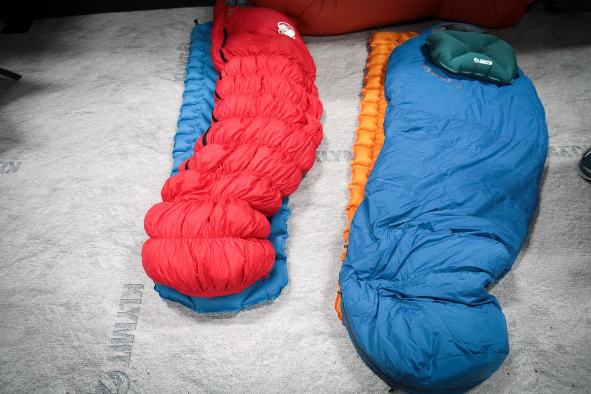 IB17: Control your sleeping Klymit with ultralight sleeping pads, bags, pillows and Rapid Air roll top pump