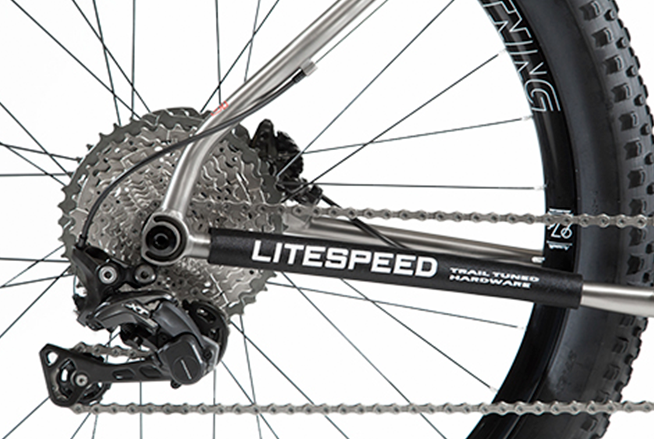 Wider spacing Brings Litespeed Pinhoti Boost up to speed with 27.5+ or 29" wheels