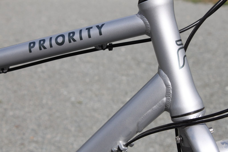 Priority-Bicycles-Continuum-aluminum-frame-detail