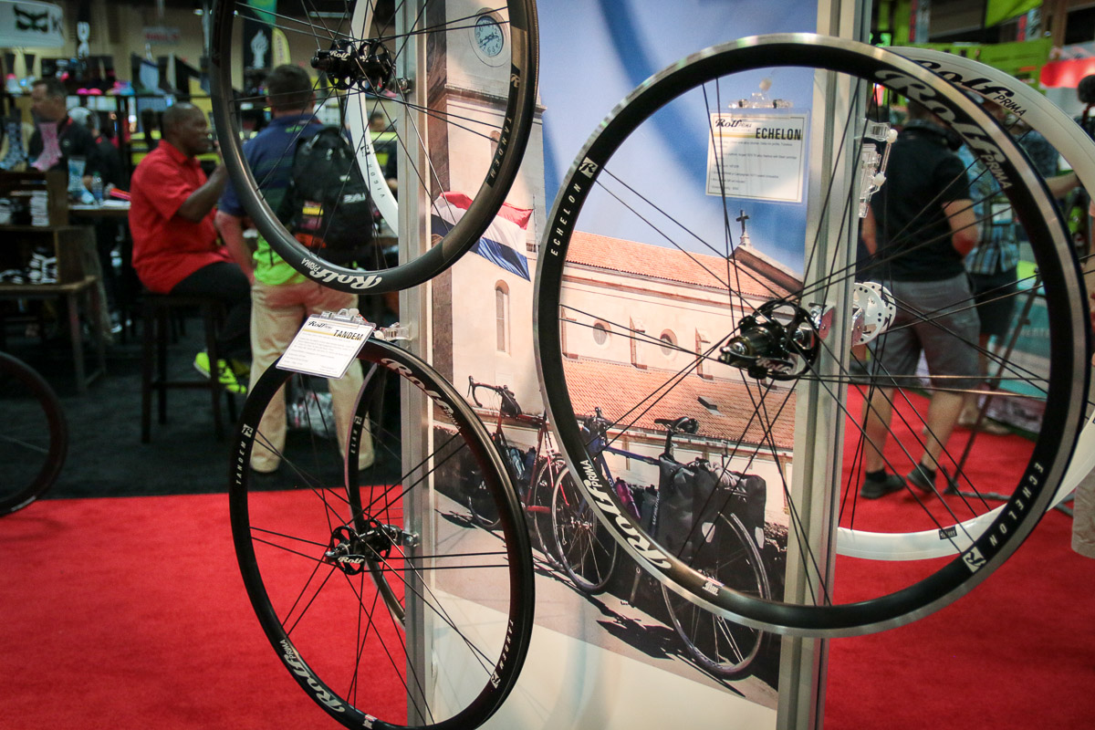 IB17: Rolf aluminum road rims get wider, Hyalite laces up SON Dynamo hub option