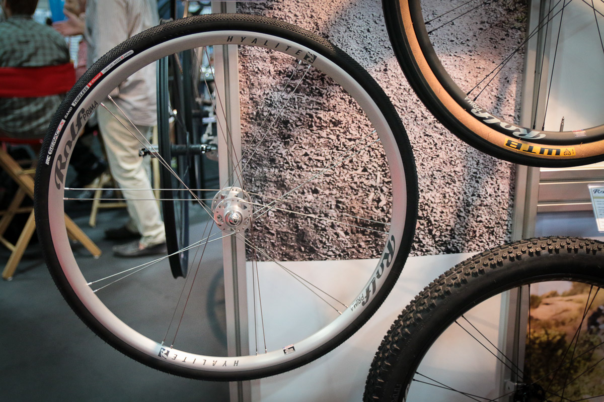 IB17: Rolf aluminum road rims get wider, Hyalite laces up SON Dynamo hub option
