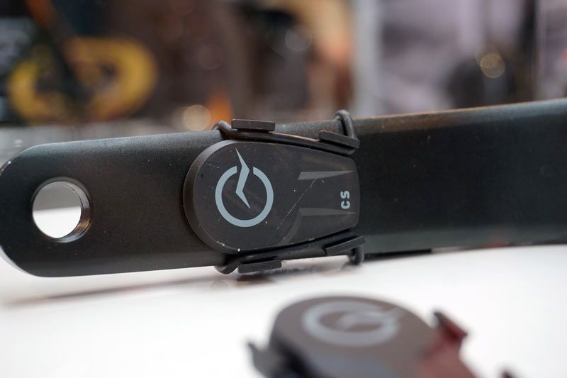 Cycleops Magnetless Speed and Cadence sensor straps to your hub or crank arm to measure cycling performance