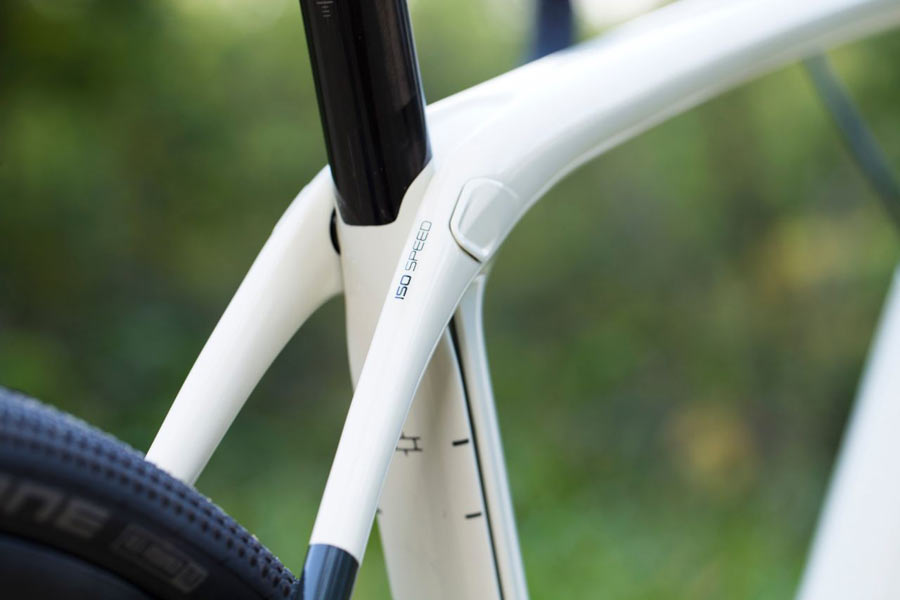 2018 Trek Domane Gravel carbon and alloy gravel road bikes with isozone flex points to damp vibrations