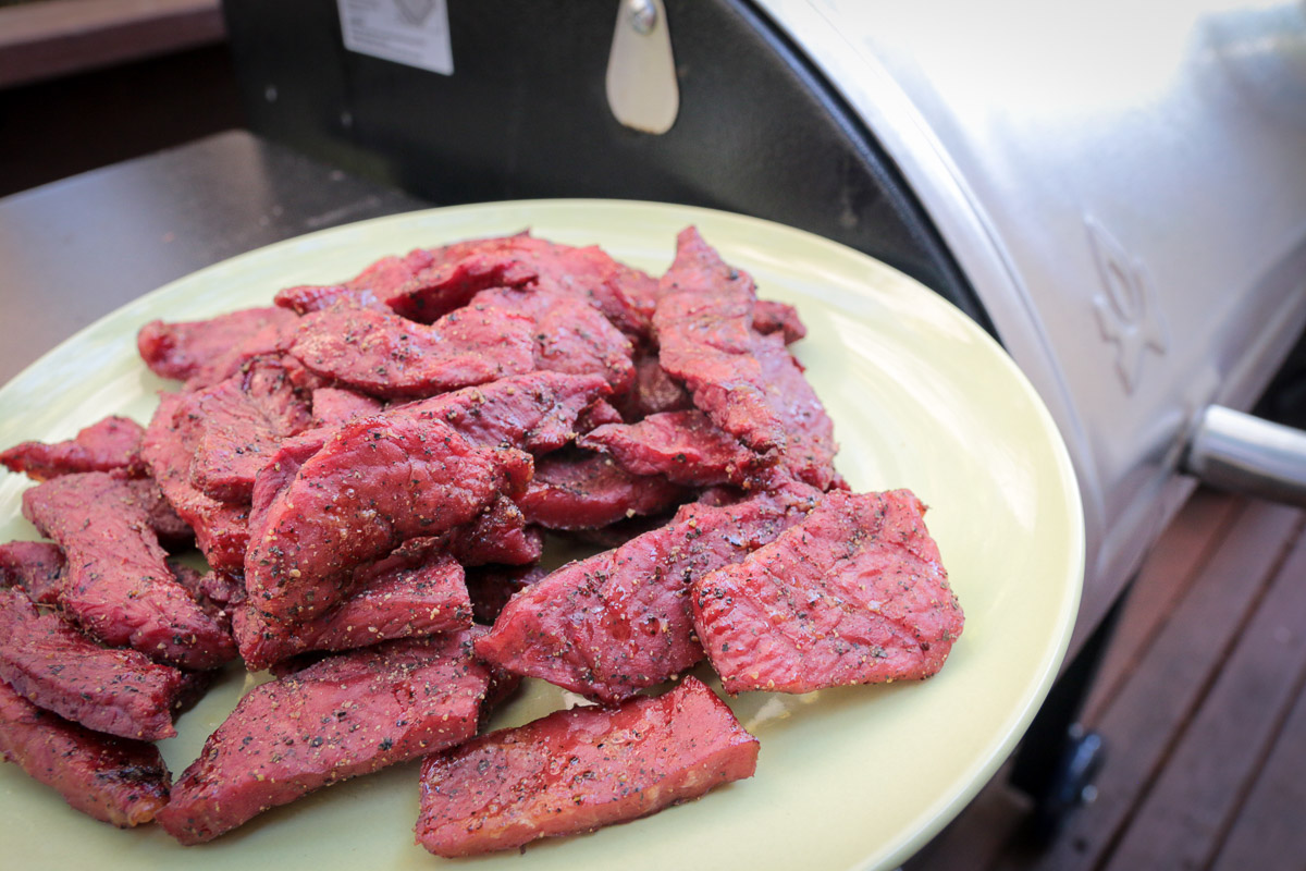 Ride Food How-To: Homemade beef jerky on the Camp Chef Woodwind Pellet Grill smoker