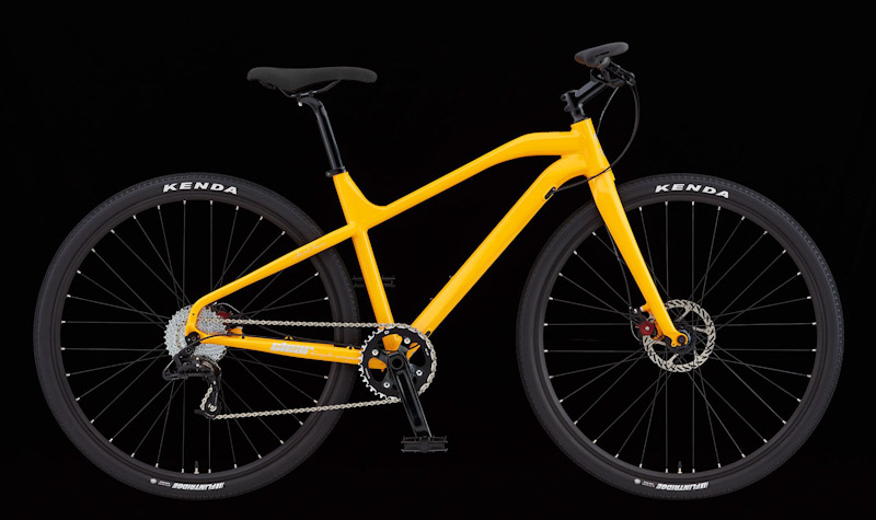 Clear Bicycle Company, the One commuter bike, Yellow, side