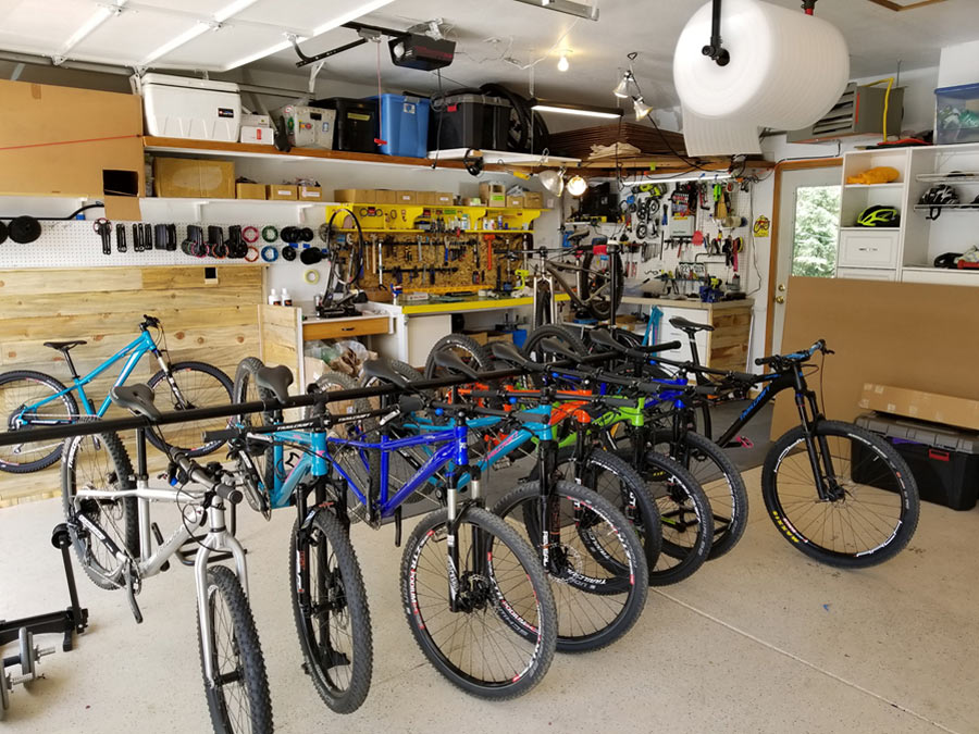 The original Trailcraft Cycles assembly station