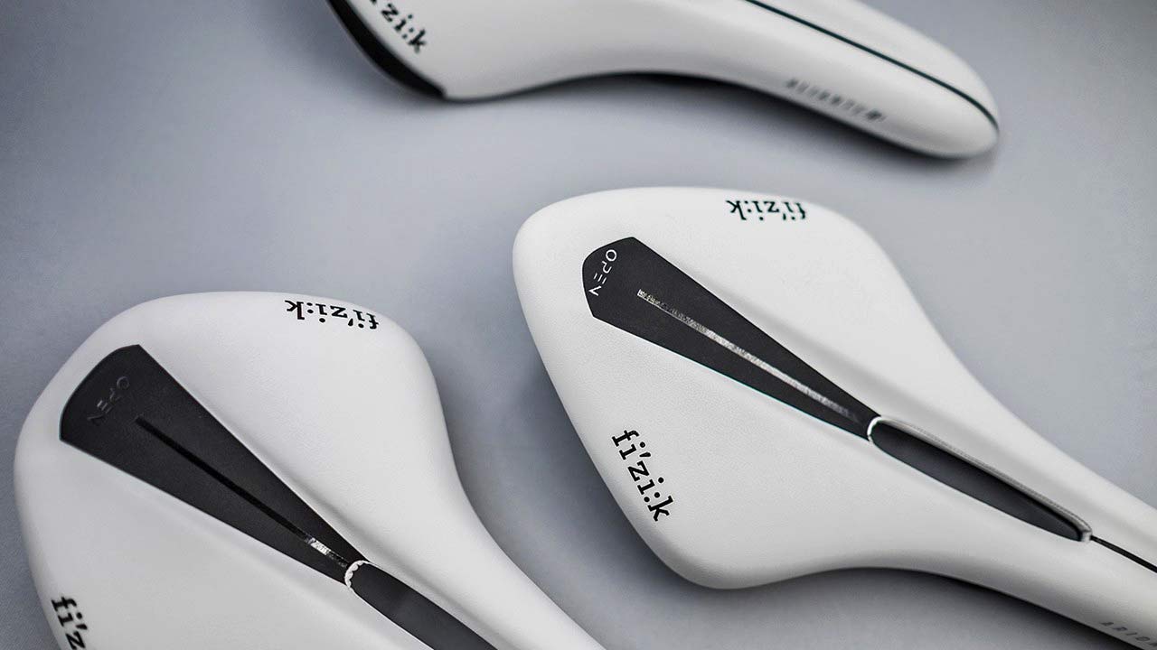 Fizik polishes up limited edition Open White R3 road bike saddles