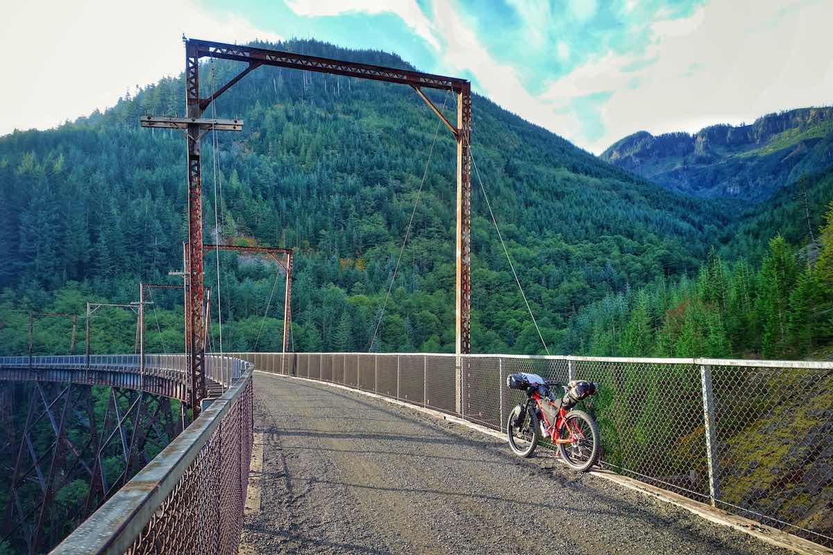 bikerumor pic of the day John Wayne Trail in Washington State.