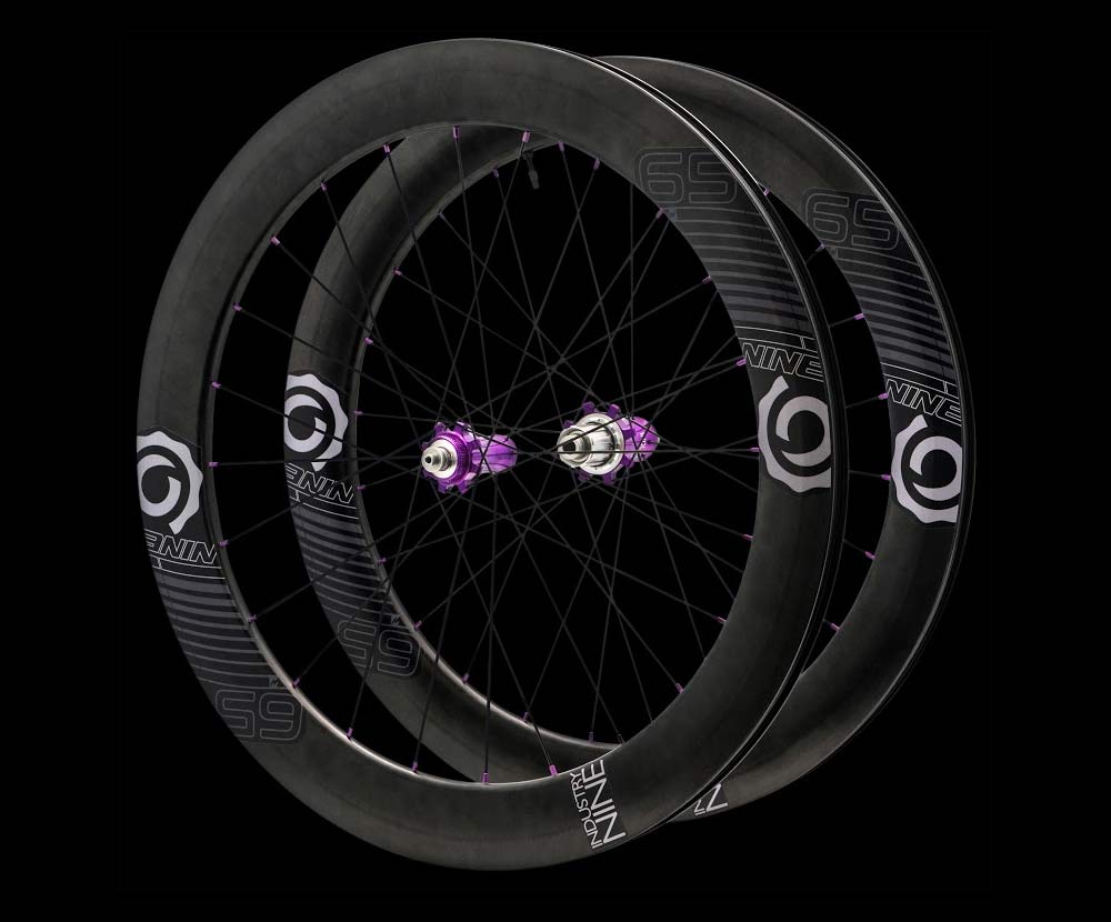 Industry nine i9 65 deep carbon aero road bike wheels