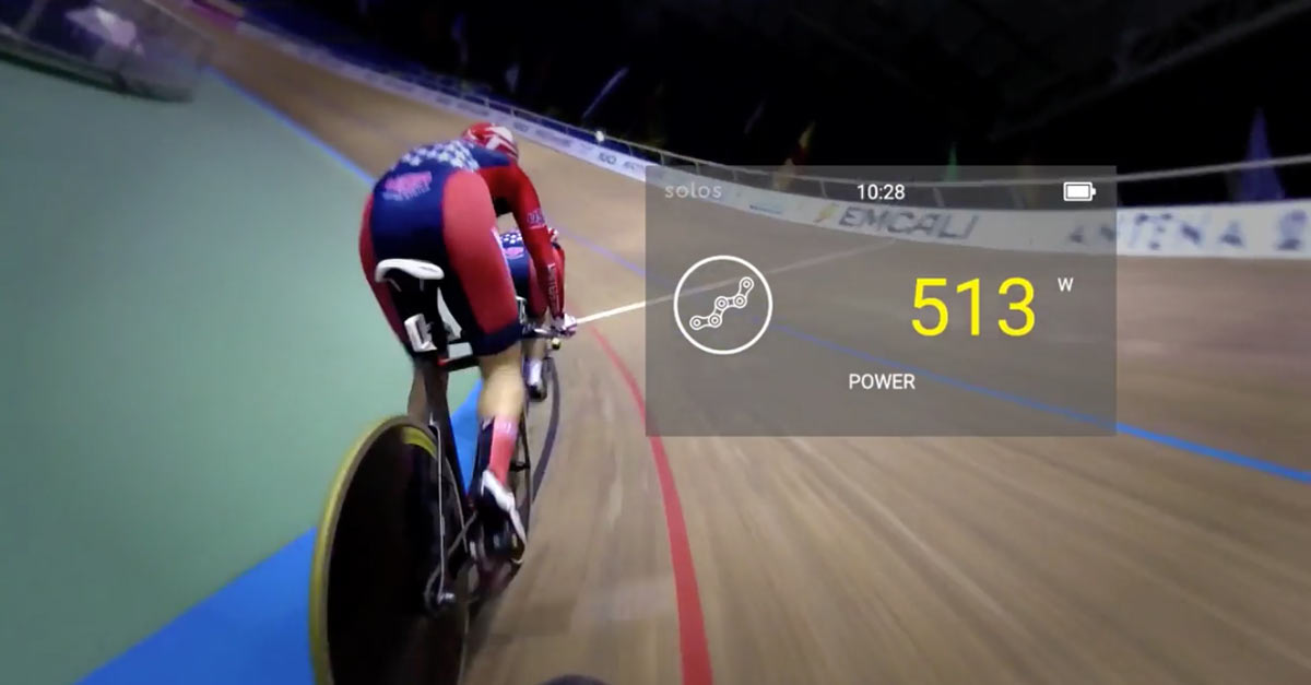 SOLOS heads up display for cyclists, triathletes adds voice control, group chat & more