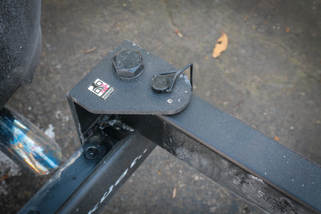 Hitch Swings Pt. 1 Kuat Pivot adapts 2" bike racks to swing freely