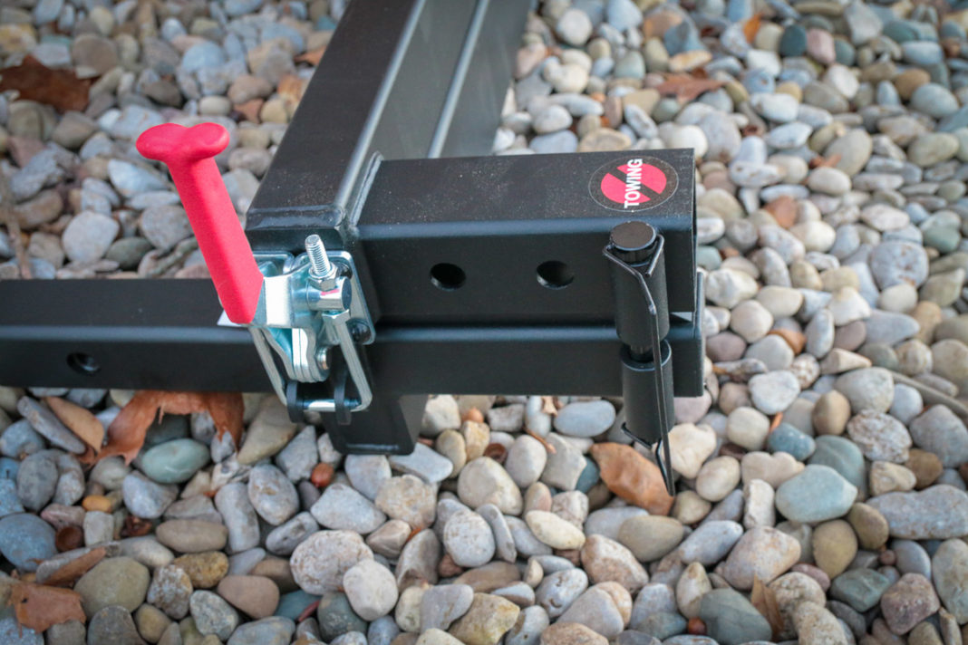 Hitch Swings Pt. 1 Kuat Pivot adapts 2" bike racks to swing freely