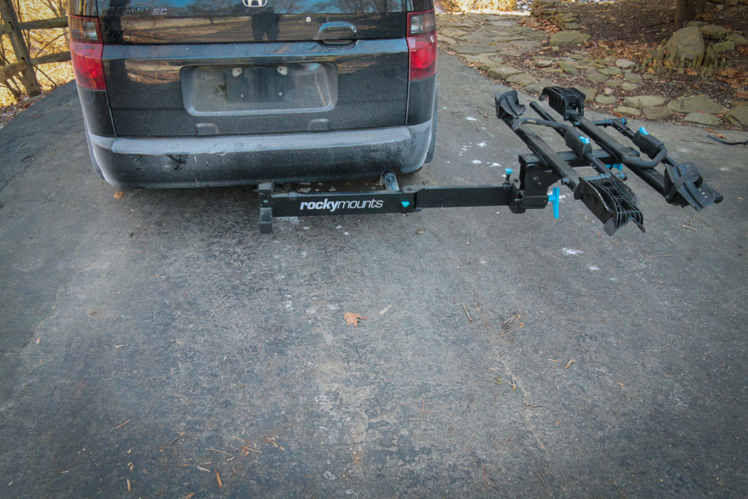 Hitch Swings Pt. 2 RockyMounts Backstage two bike swing away platform