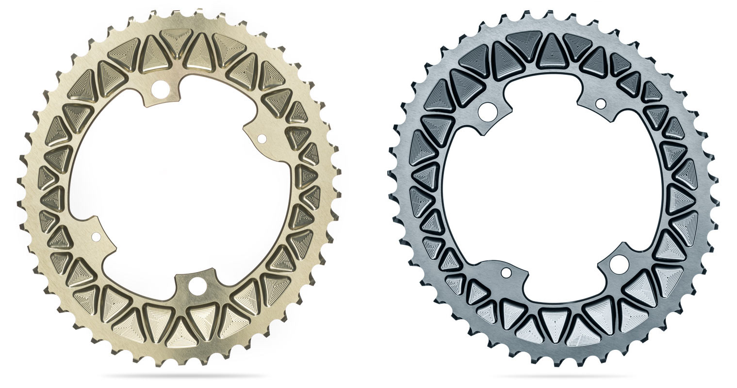 absoluteblack micro compact road chainrings with 46-30 and 48-32 gearing combinations