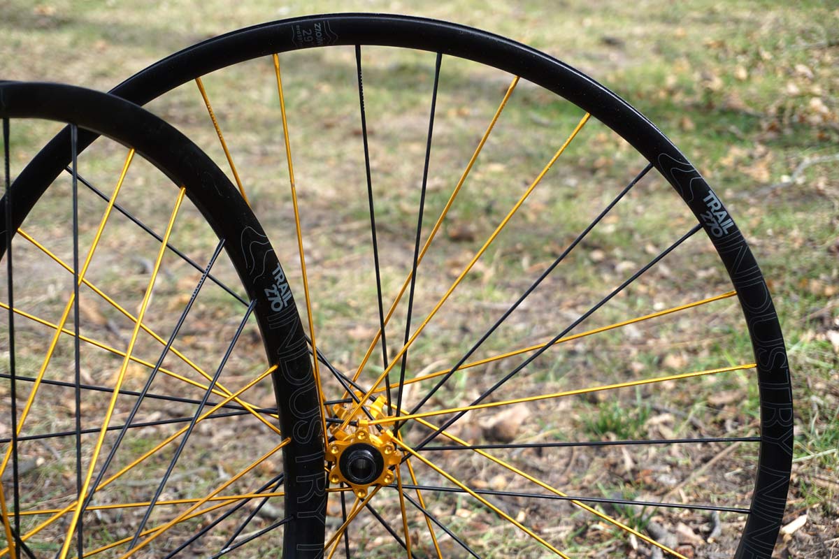 industry nine trail270 wide alloy mountain bike wheelset